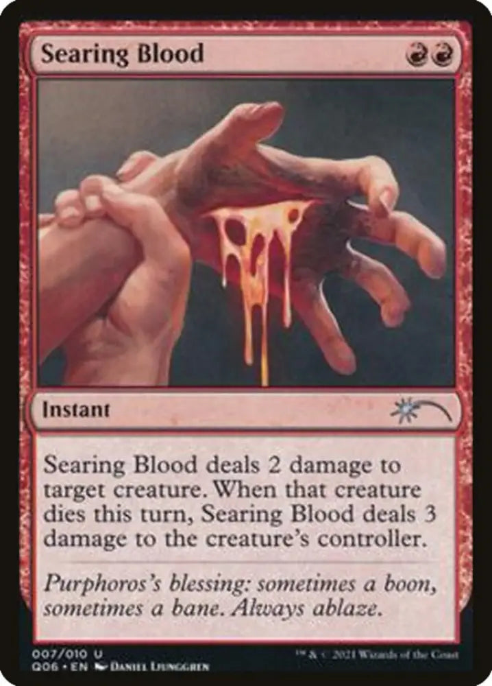 Searing Blood [Pioneer Challenger Decks 2021] - MTG Single