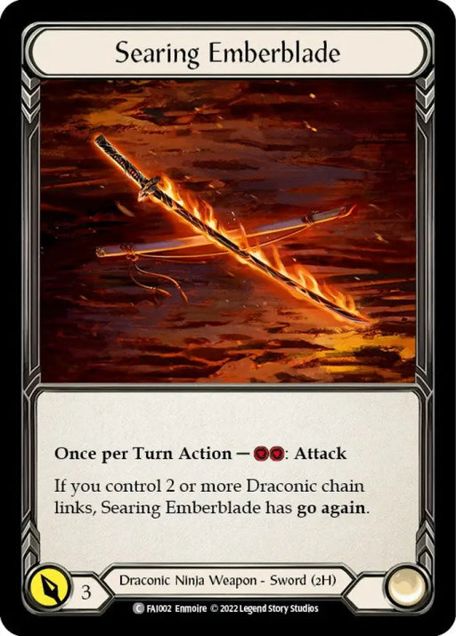 Searing Emberblade [Uprising] (Fai Blitz Deck) - Flesh And Blood Single