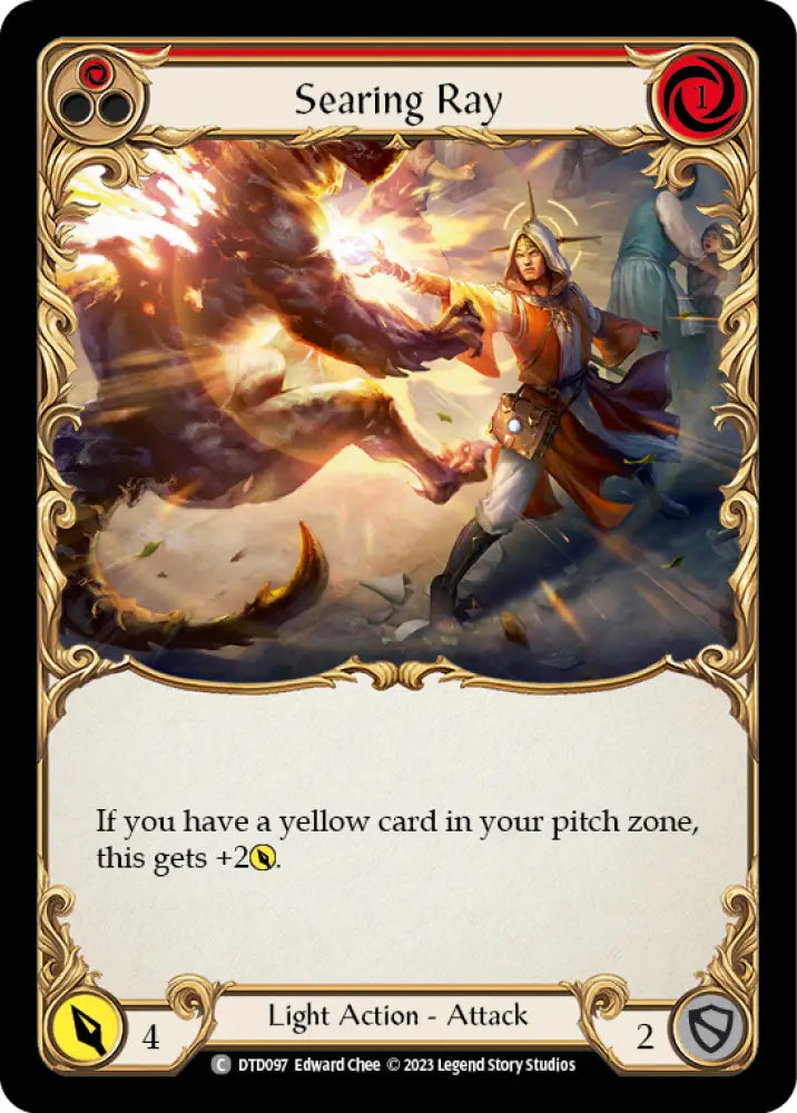 Searing Ray (Red) [Dusk Till Dawn] - Flesh And Blood Single