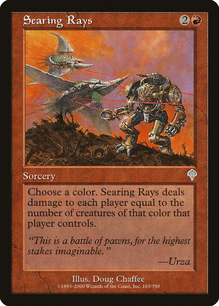 Searing Rays [Invasion] - MTG Single
