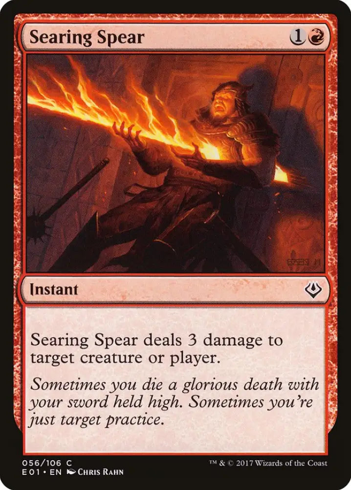 Searing Spear [Archenemy: Nicol Bolas] - MTG Single