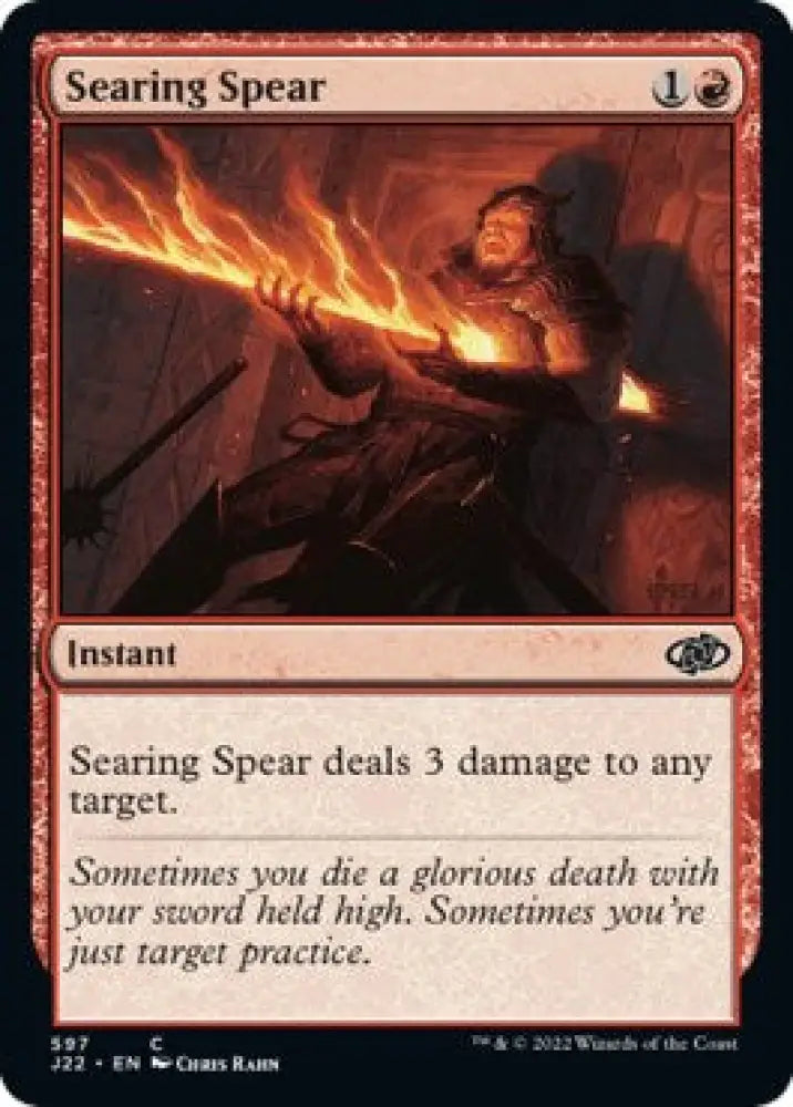 Searing Spear [Jumpstart 2022] - MTG Single