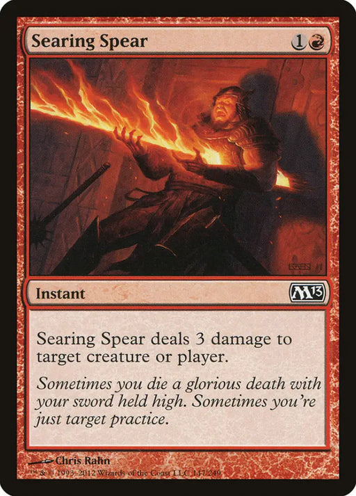 Searing Spear [Magic 2013] - MTG Single