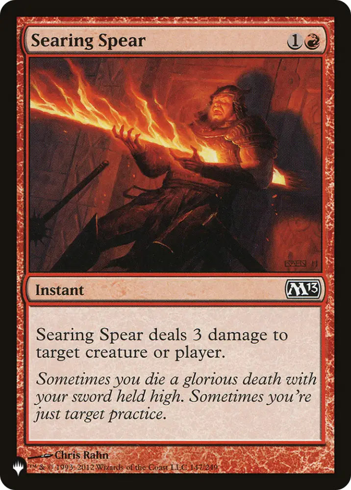 Searing Spear [The List] - MTG Single
