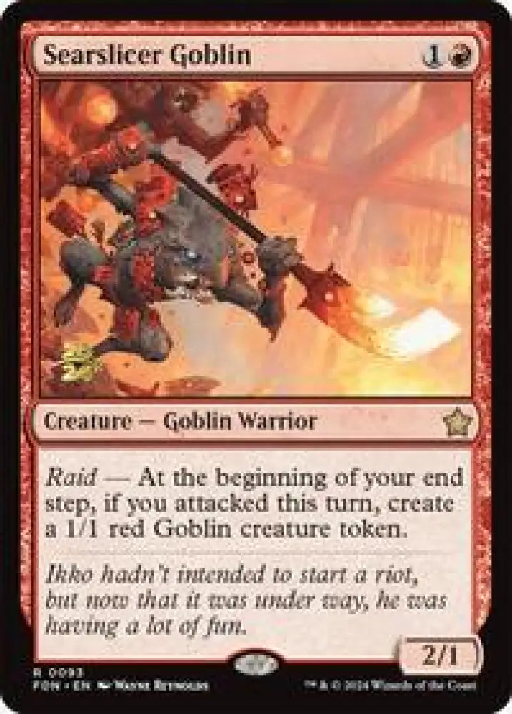 Searslicer Goblin (93) [Prerelease Cards]