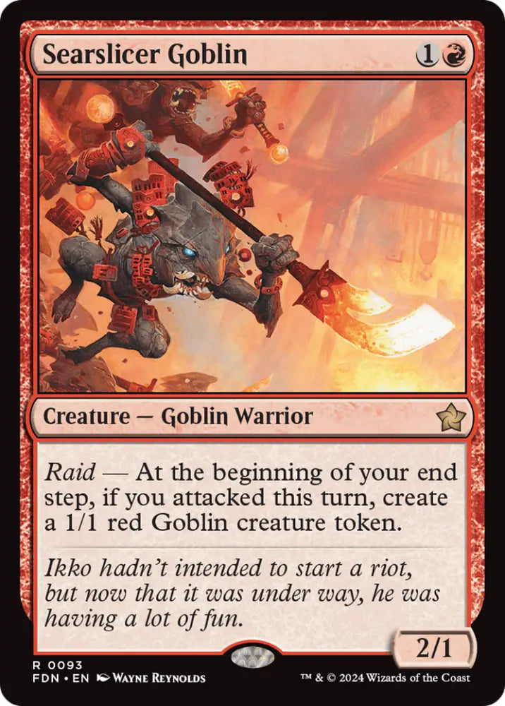 Searslicer Goblin [Foundations] - MTG Single