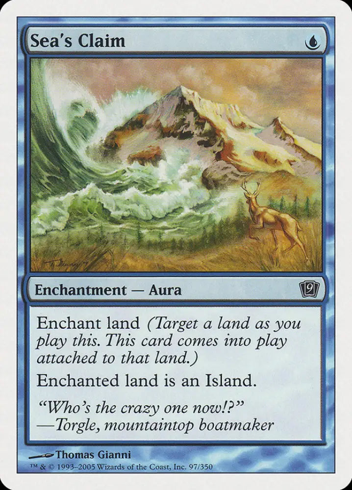 Sea’s Claim [Ninth Edition] - MTG Single