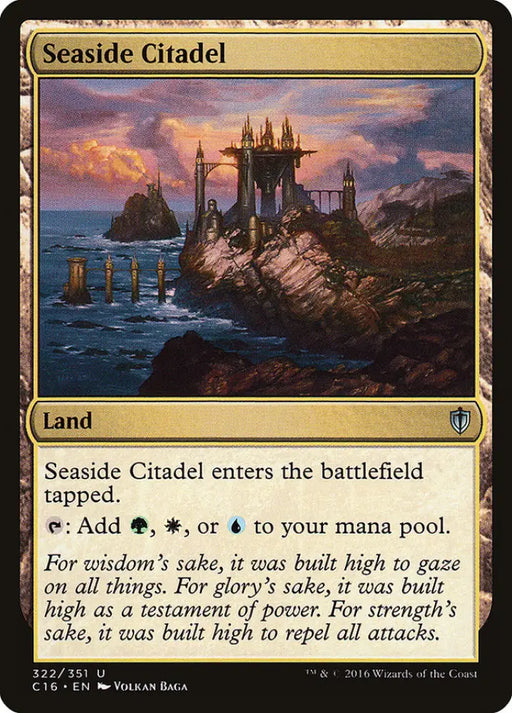 Seaside Citadel [Commander 2016] - MTG Single