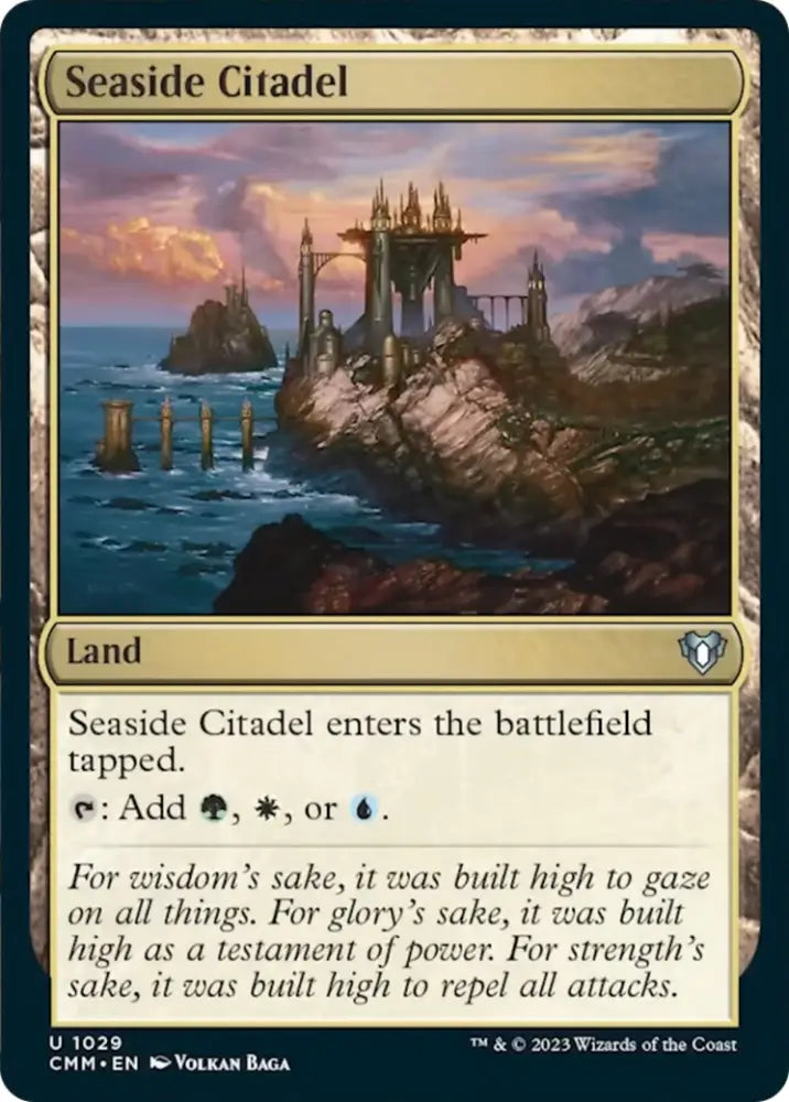 Seaside Citadel [Commander Masters] - MTG Single
