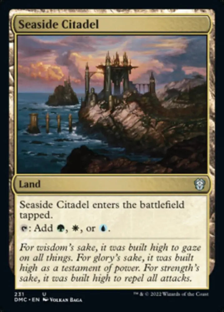 Seaside Citadel [Dominaria United Commander] - MTG Single