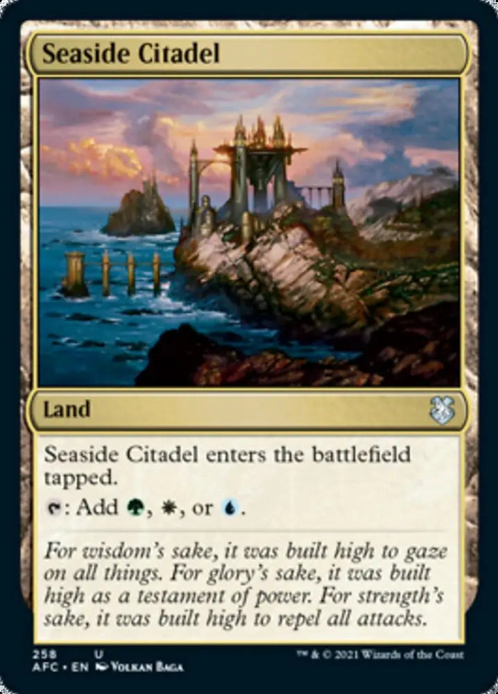 Seaside Citadel [Dungeons & Dragons: Adventures in the Forgotten Realms Commander] - MTG Single