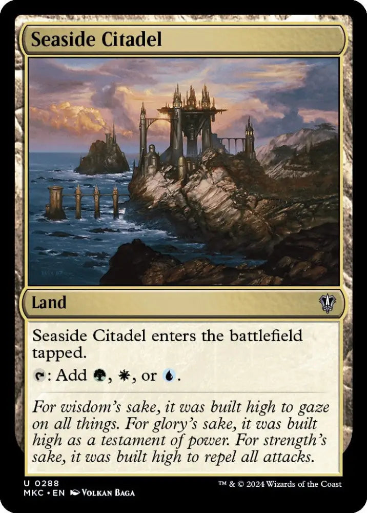Seaside Citadel [Murders at Karlov Manor Commander] - MTG Single