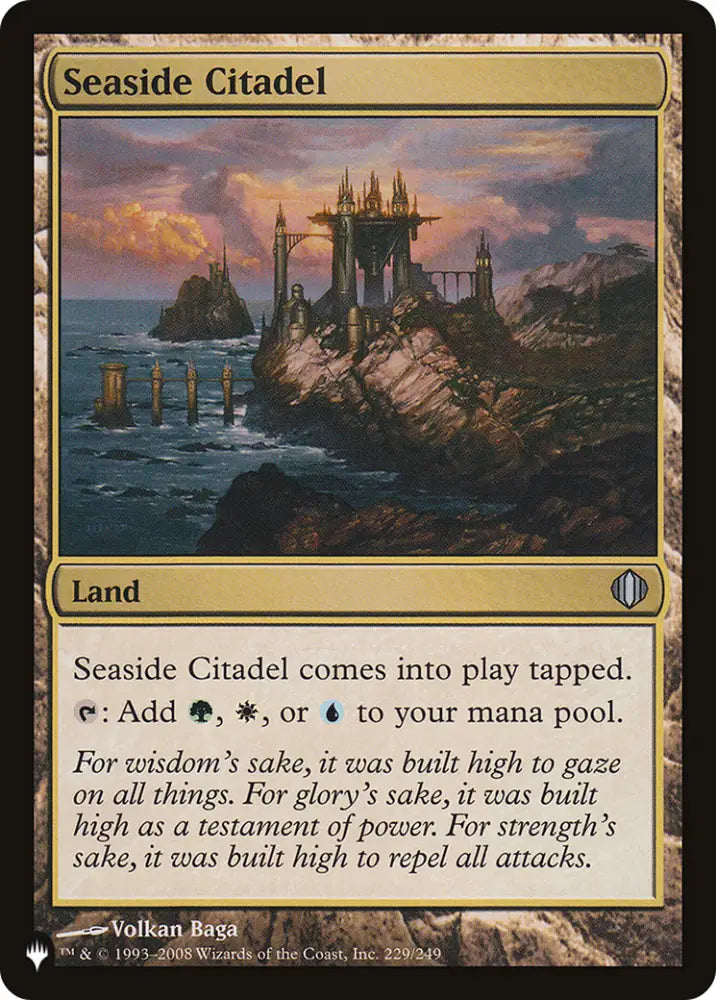 Seaside Citadel [Secret Lair: From Cute to Brute] - MTG Single