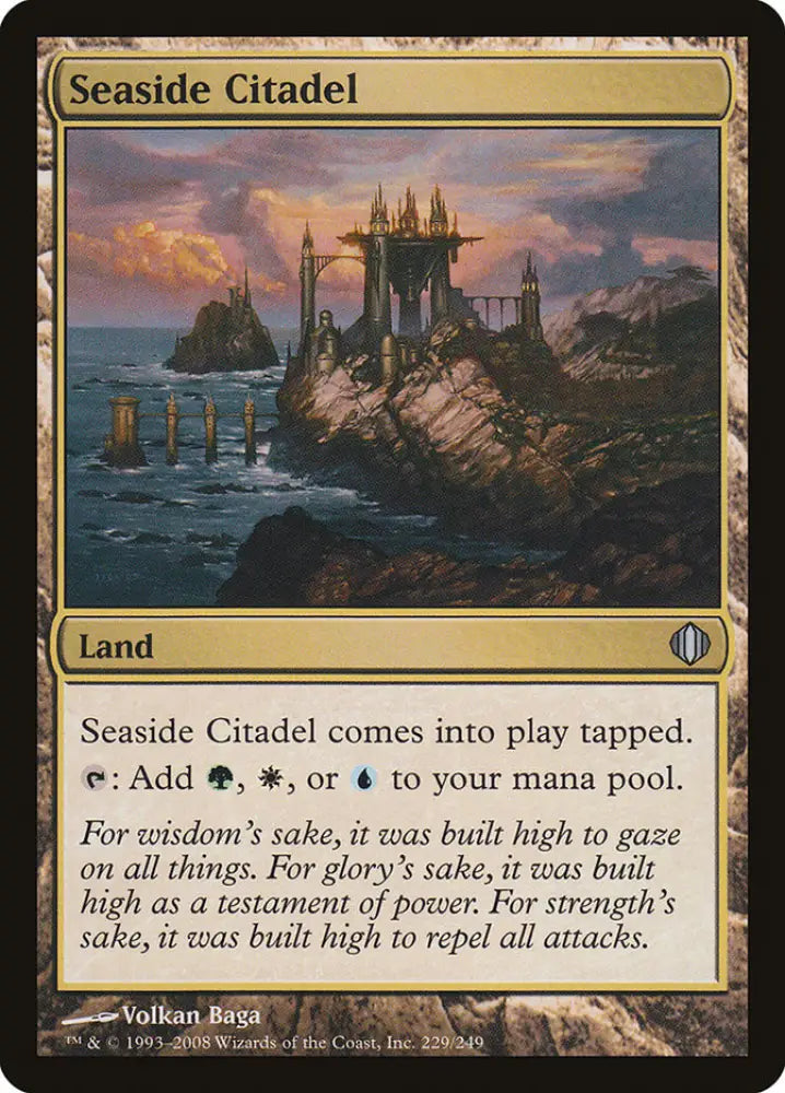 Seaside Citadel [Shards of Alara] - MTG Single