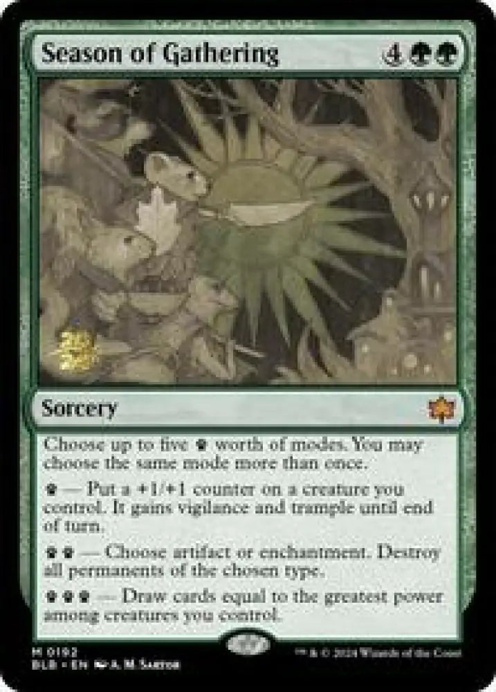 Season of Gathering (192) [Prerelease Cards]
