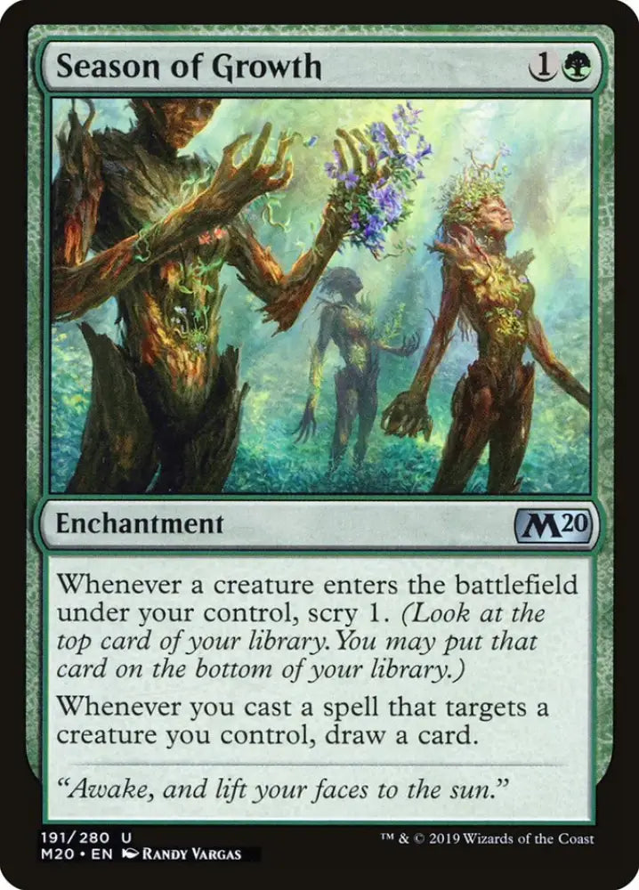 Season of Growth [Core Set 2020] - MTG Single