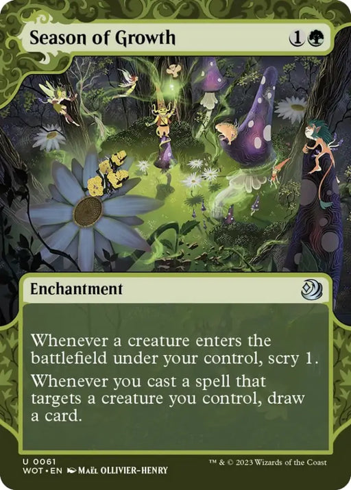 Season of Growth [Wilds of Eldraine: Enchanting Tales] - MTG Single