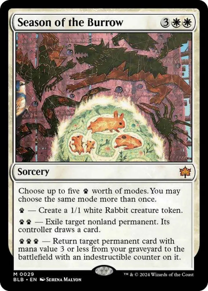 Season of the Burrow [Bloomburrow] - MTG Single