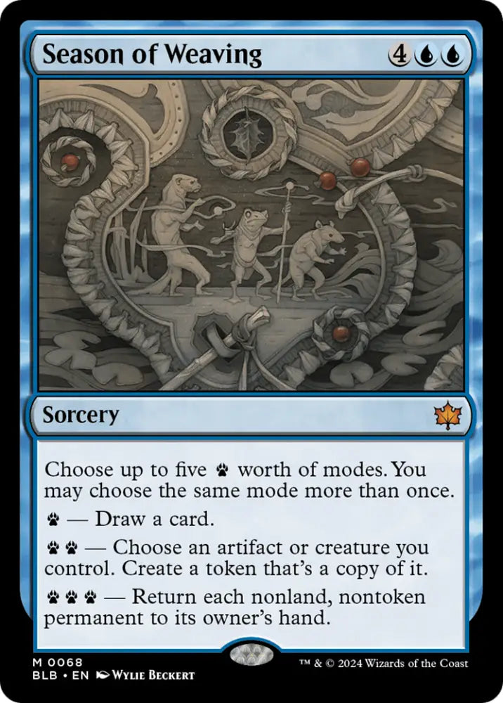 Season of Weaving [Bloomburrow] - MTG Single