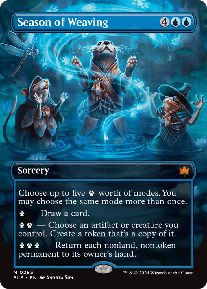 Season of Weaving (Borderless) [Bloomburrow] - MTG Single