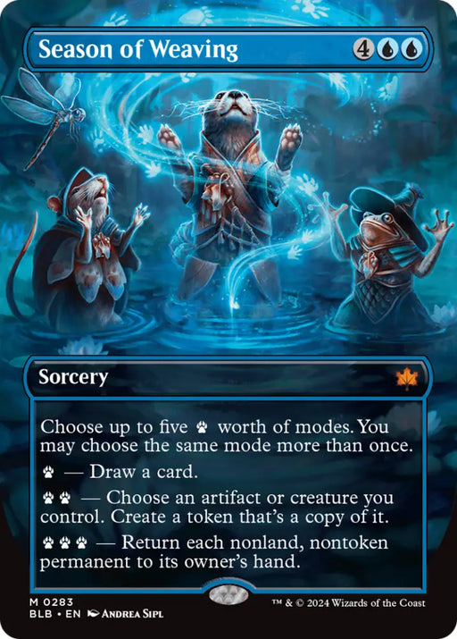 Season of Weaving (Borderless) [Bloomburrow] - MTG Single