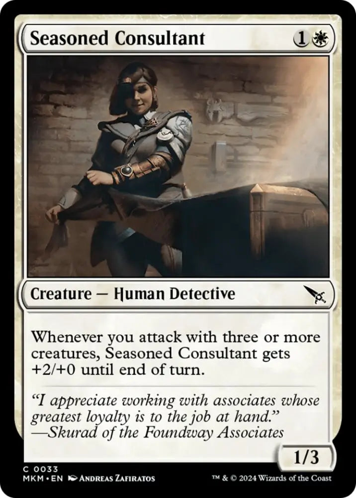Seasoned Consultant [Murders at Karlov Manor] - MTG Single