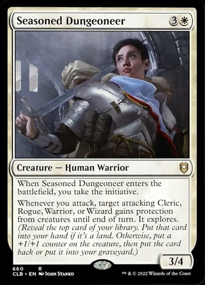 Seasoned Dungeoneer [Commander Legends: Battle for Baldur’s Gate] - MTG Single