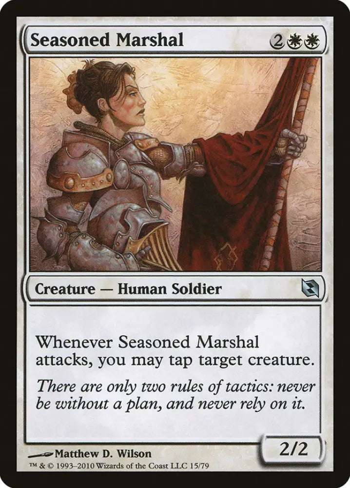 Seasoned Marshal [Duel Decks: Elspeth vs. Tezzeret] - MTG Single
