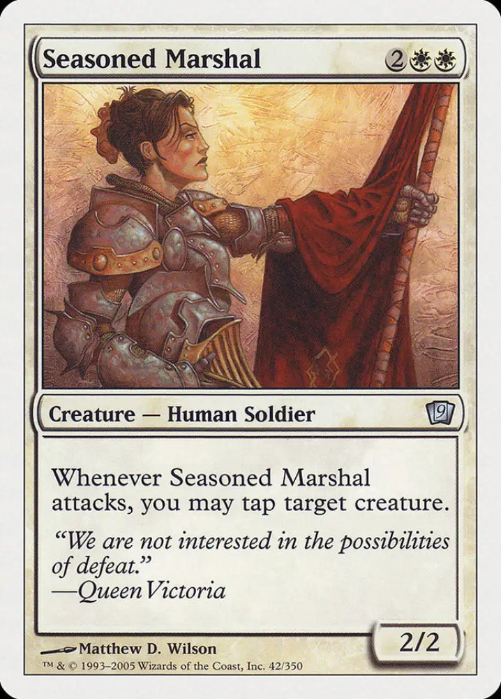 Seasoned Marshal [Ninth Edition] - MTG Single