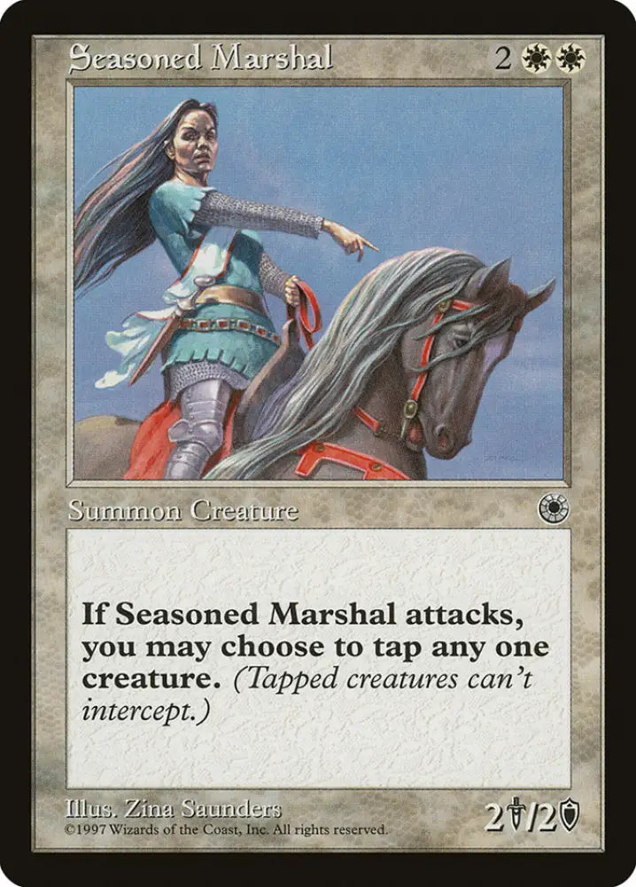 Seasoned Marshal [Portal] - MTG Single