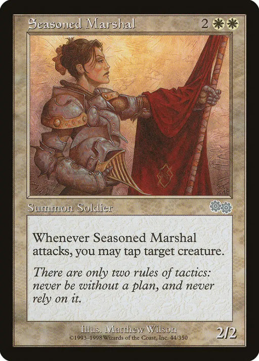 Seasoned Marshal [Urza’s Saga] - MTG Single