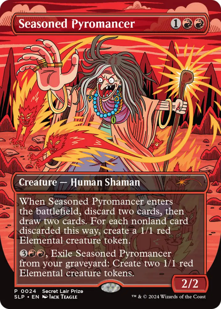 Seasoned Pyromancer [Pro Tour Promos] - MTG Single