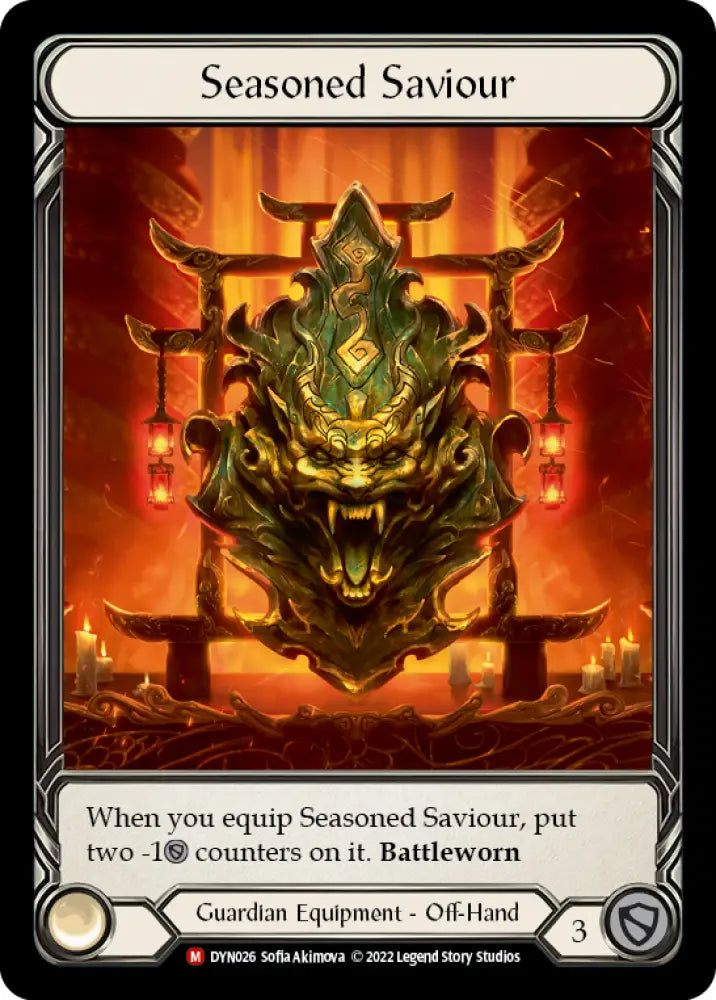 Seasoned Saviour [Dynasty] Rainbow Foil - Flesh And Blood Single
