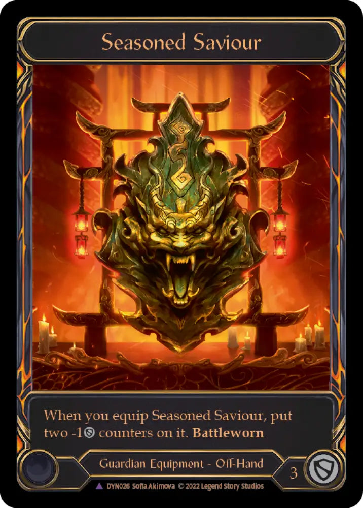 Seasoned Saviour (Marvel) [Dynasty] Cold Foil - Flesh And Blood Single
