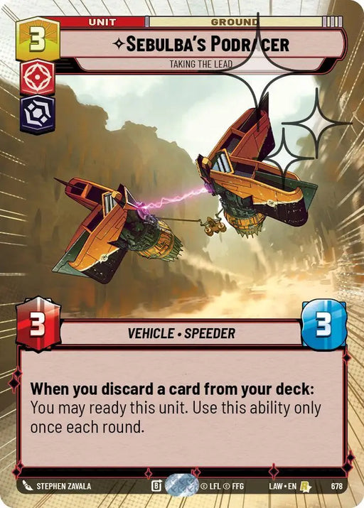 Sebulba's Podracer - Taking the Lead (Hyperspace Foil) (678) [A Lawless Time]