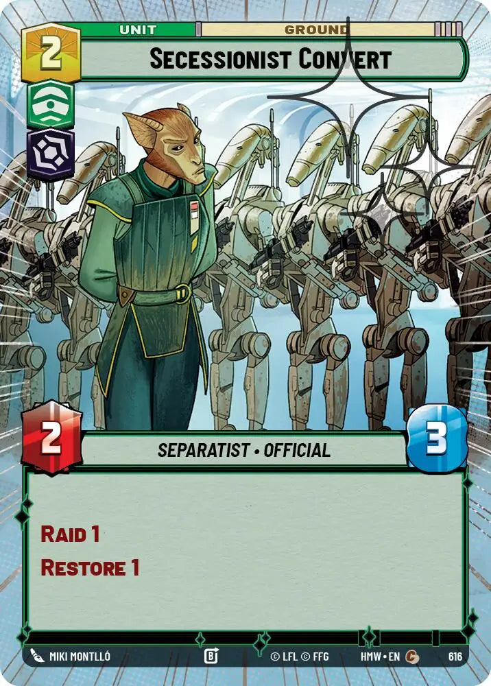 Secessionist Convert (Hyperspace Foil) (616) [Homeworlds]