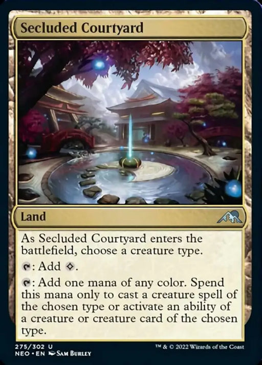 Secluded Courtyard [Kamigawa: Neon Dynasty] - MTG Single