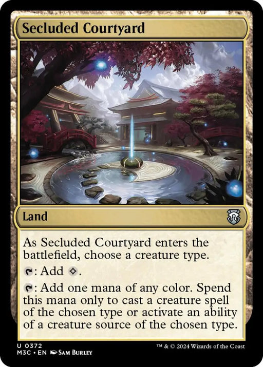 Secluded Courtyard [Modern Horizons 3 Commander] - MTG Single