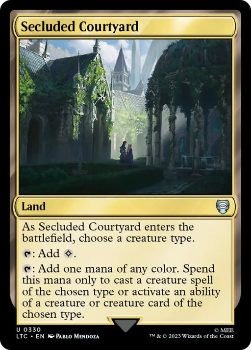 Secluded Courtyard [The Lord of the Rings: Tales of Middle-Earth Commander] - MTG Single