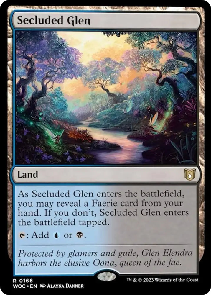Secluded Glen [Wilds of Eldraine Commander] - MTG Single