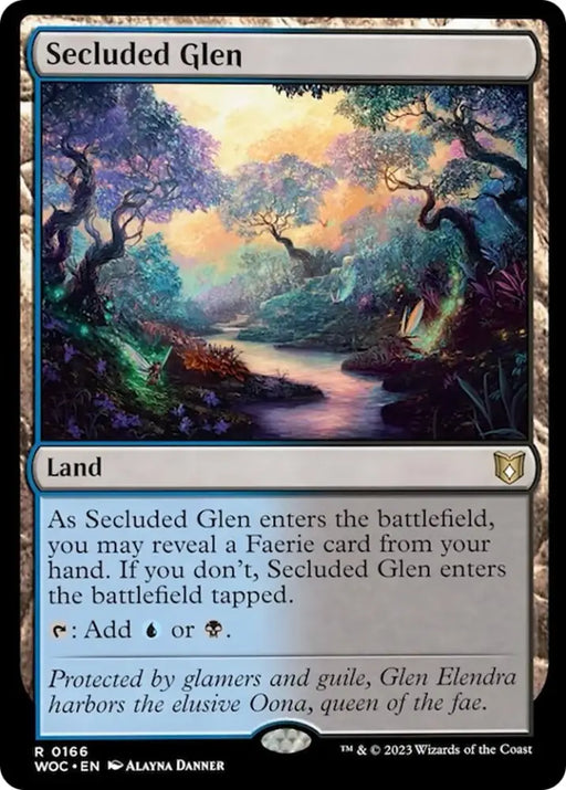 Secluded Glen [Wilds of Eldraine Commander] - MTG Single
