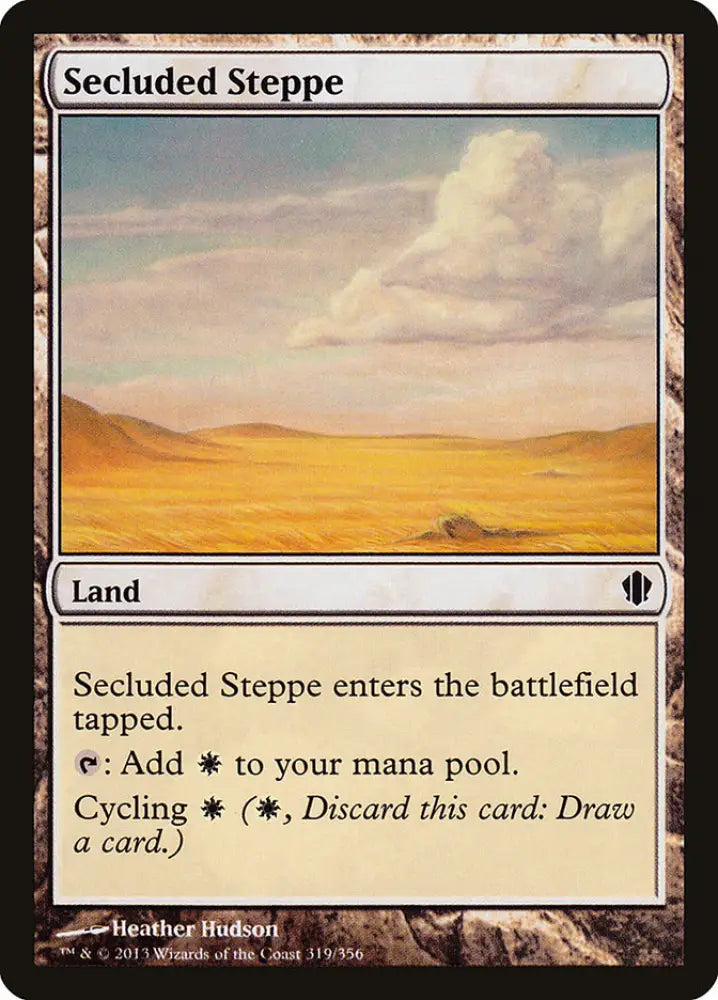 Secluded Steppe [Commander 2013] - MTG Single