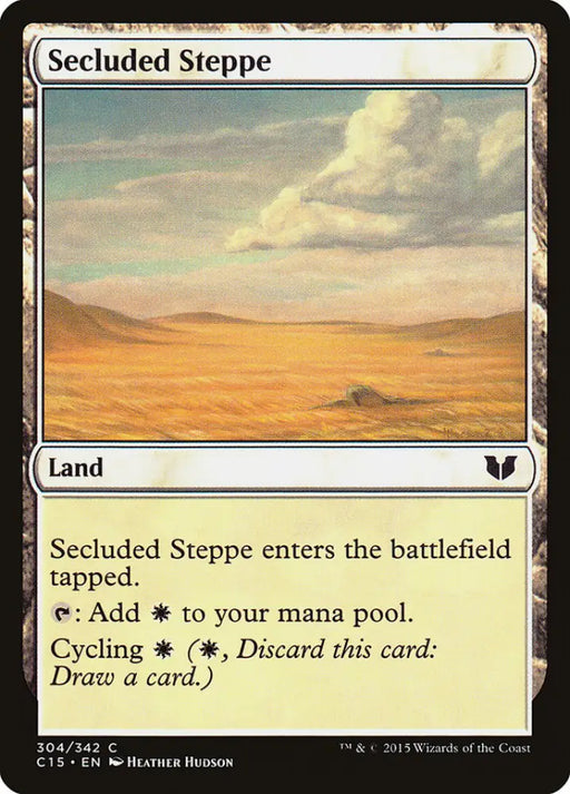 Secluded Steppe [Commander 2015] - MTG Single