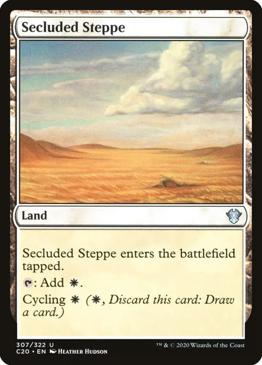 Secluded Steppe [Commander 2020] - MTG Single