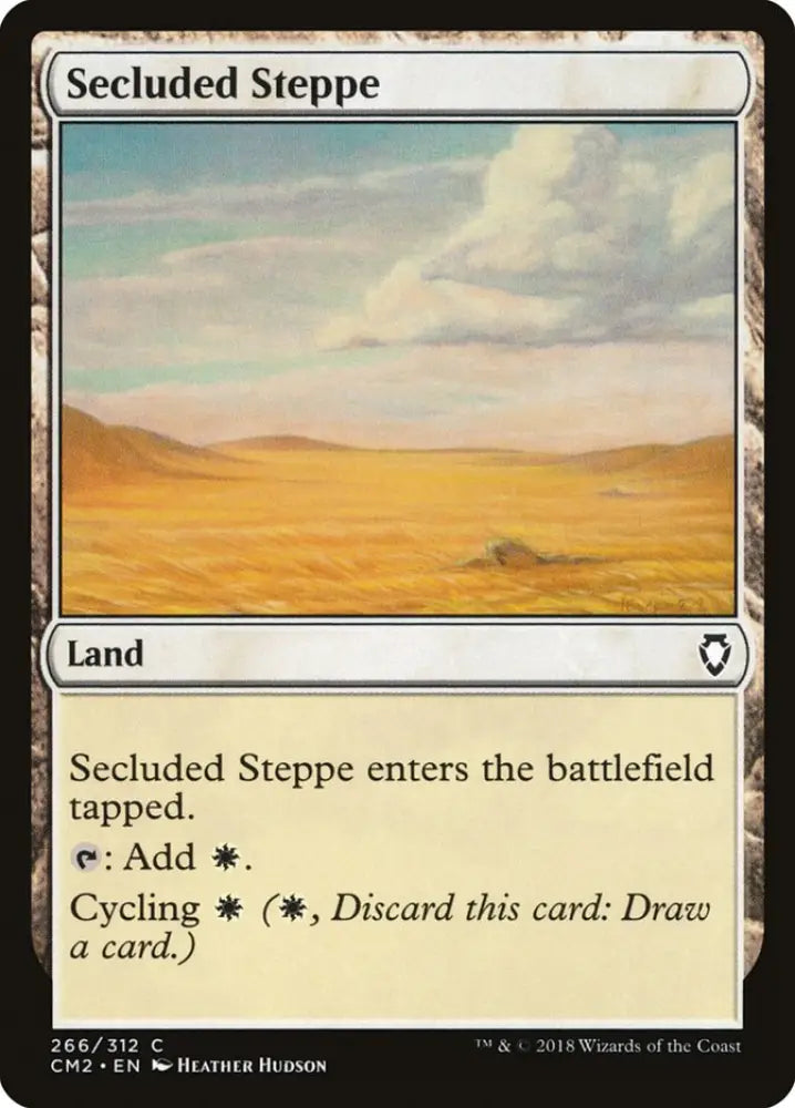 Secluded Steppe [Commander Anthology Volume II] - MTG Single