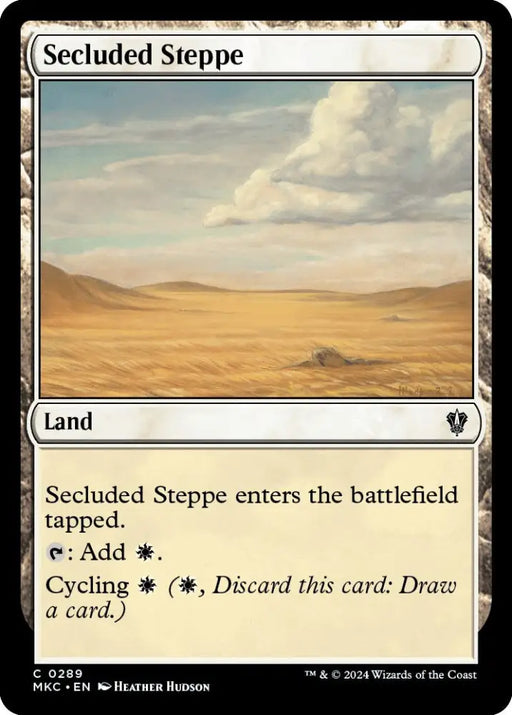 Secluded Steppe [Murders at Karlov Manor Commander] - MTG Single