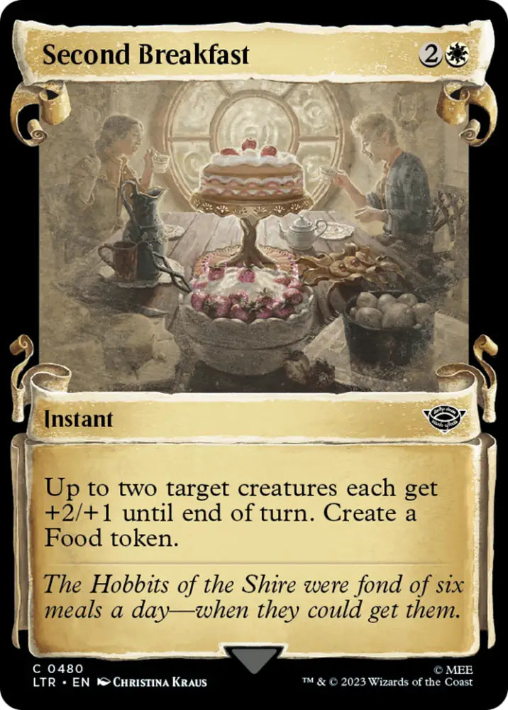 Second Breakfast [The Lord of the Rings: Tales of Middle-Earth Showcase Scrolls] - MTG Single