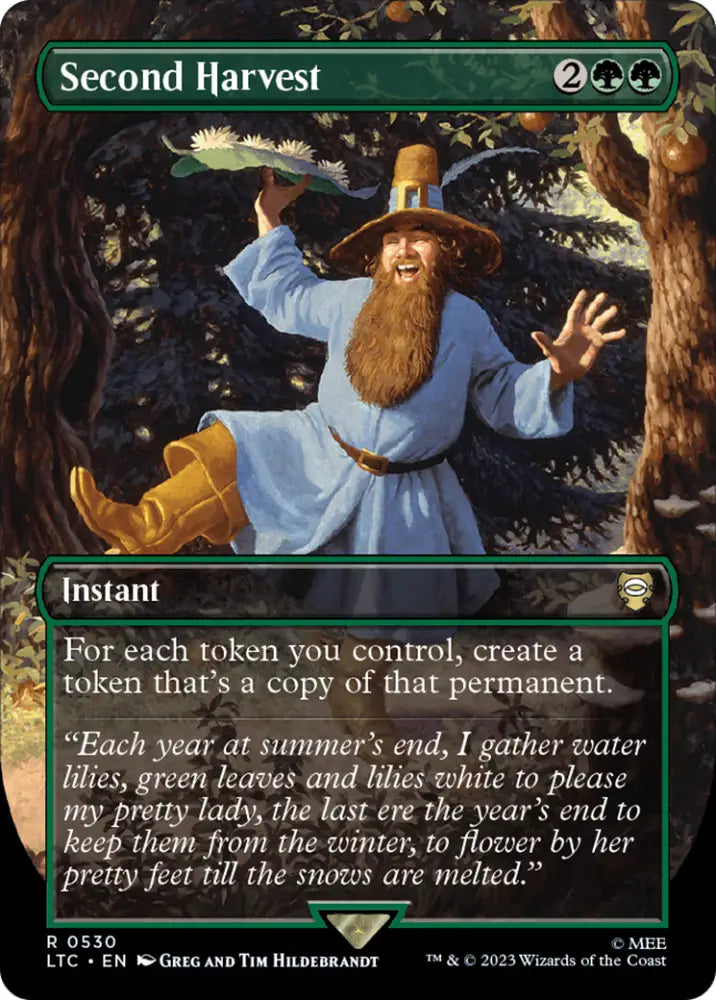 Second Harvest (Borderless) [The Lord of the Rings: Tales of Middle-Earth Commander] - MTG Single