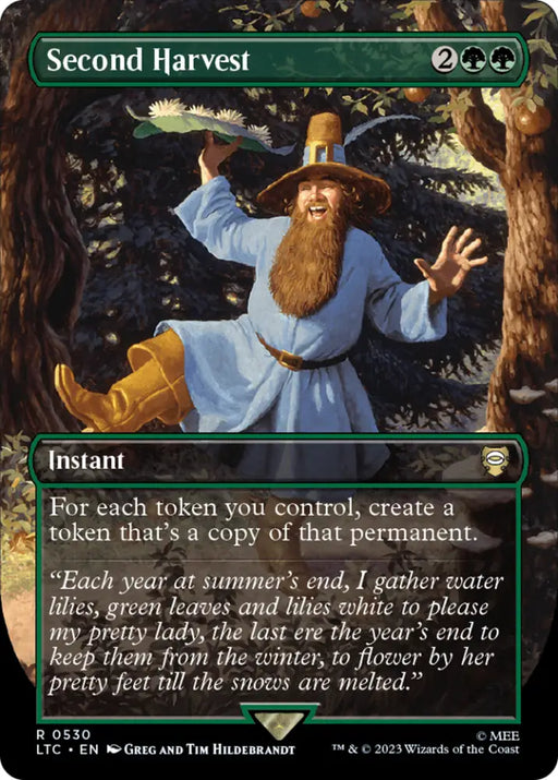 Second Harvest (Borderless) [The Lord of the Rings: Tales of Middle-Earth Commander] - MTG Single