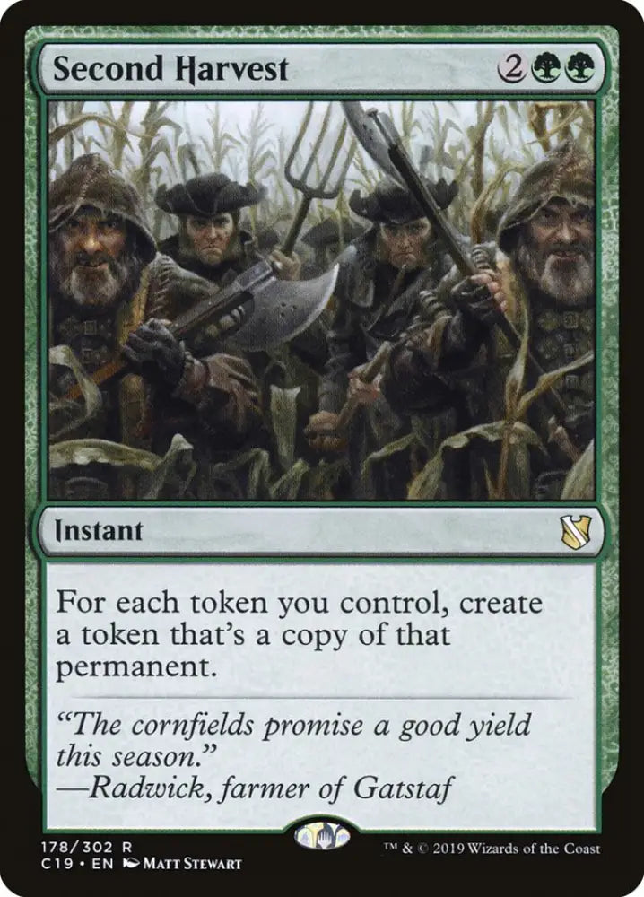 Second Harvest [Commander 2019] - MTG Single